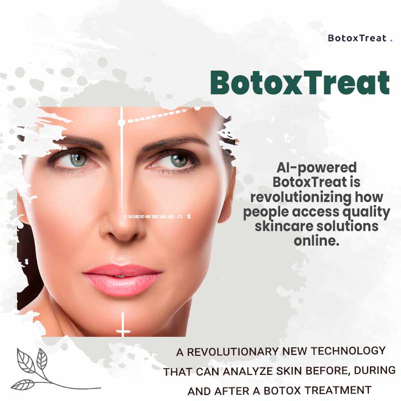 AI-powered BotoxTreat, a revolutionary new technology that can analyze skin before, during and after a botox treatment