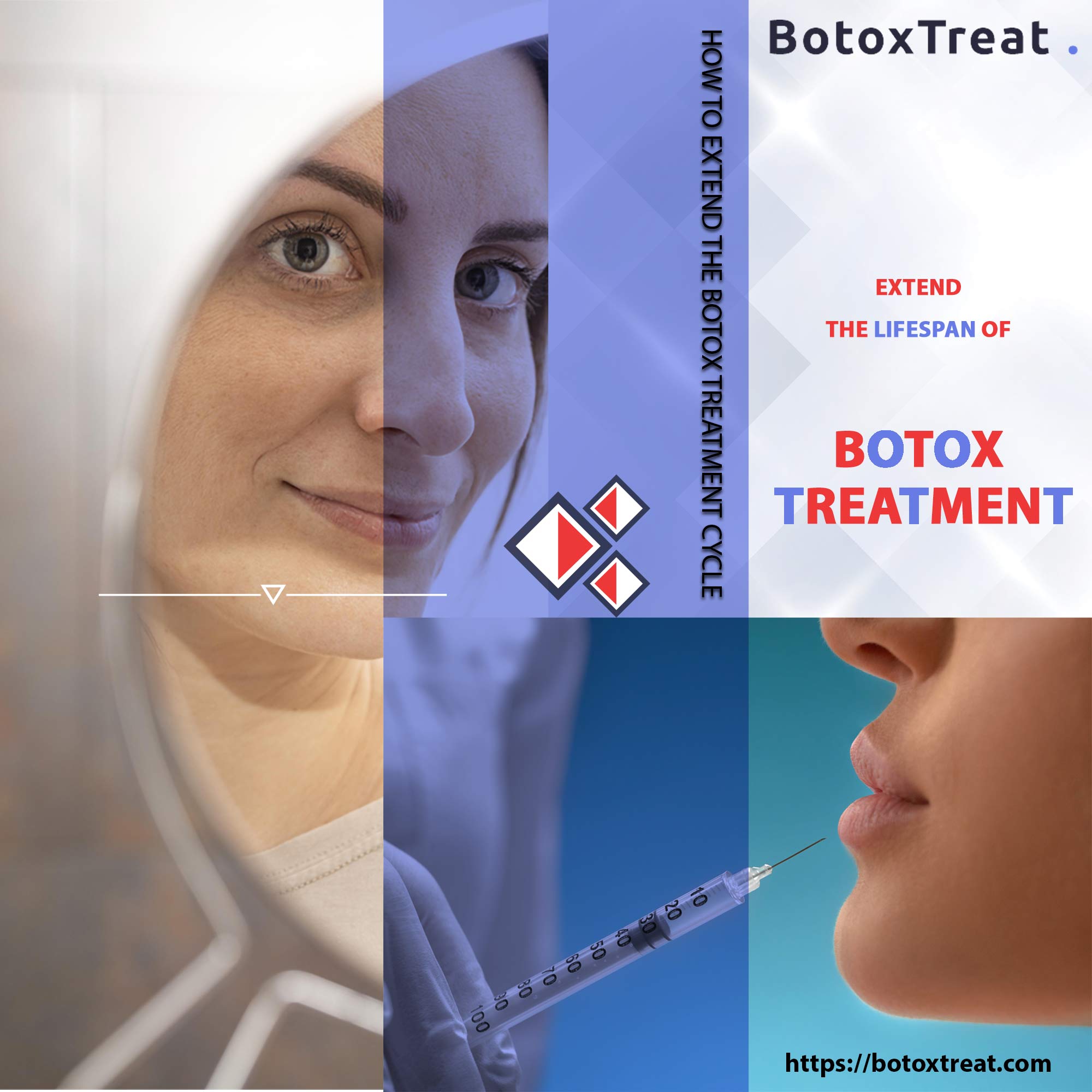 Image of a woman receiving a Botox treatment from a dermatologist in a medical setting. The image is relevant to the article about extending the lifespan of your Botox treatment. BotoxTreat app